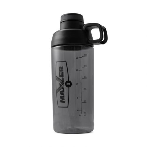 Shaker Essence, черный-серый, 600 мл, Maxler