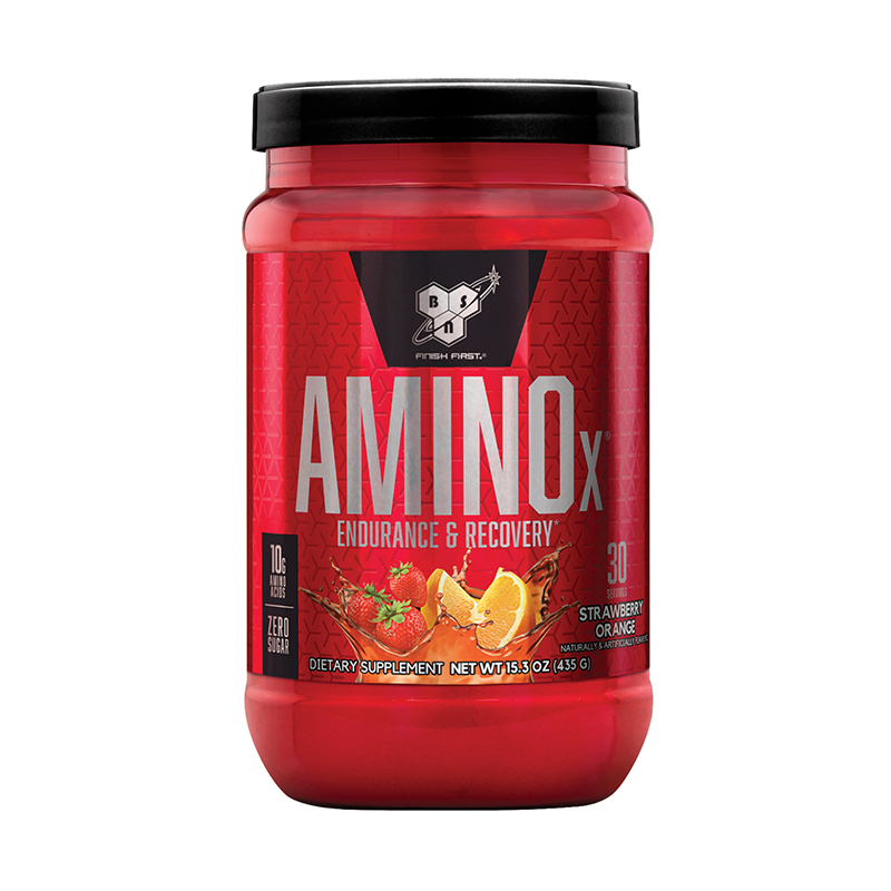 Amino X, Клубника-апельсин, 435 г, BSN