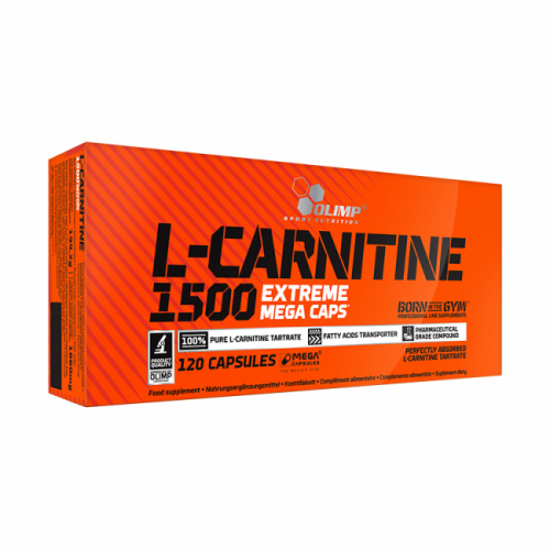 L-Carnitine 1500 Extreme Mega Caps, 120 капсул, Olimp
