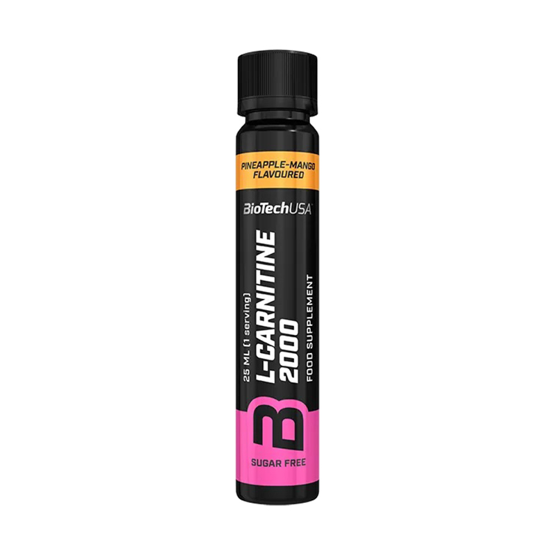 L-Carnitine 2000, Ананас-манго, 25 мл, BioTech USA