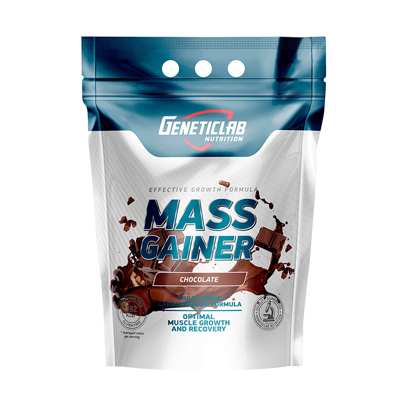 Mass Gainer, Шоколад, 3000 г, Geneticlab