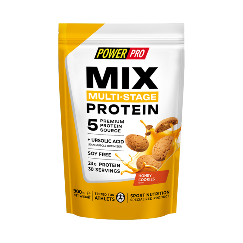 Power Pro Protein MIX Медовое печенье 900 г