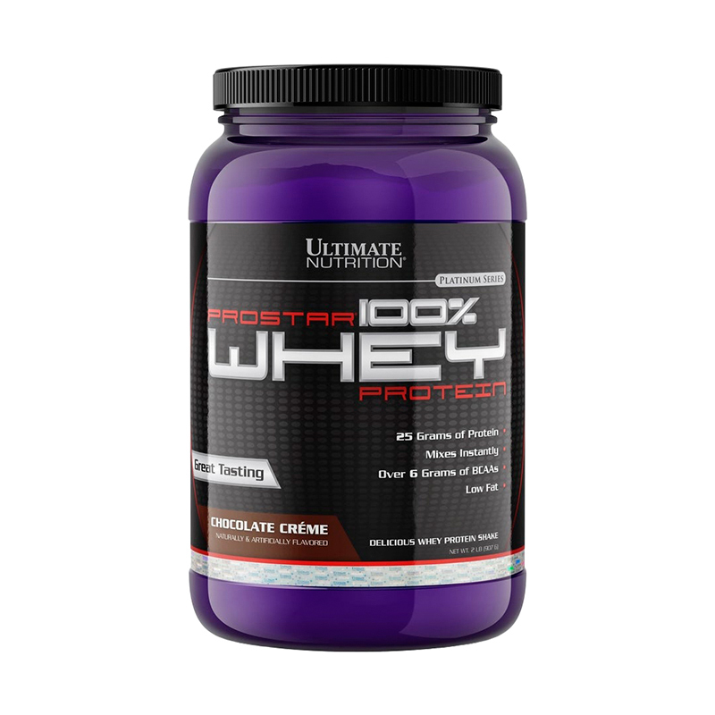 Prostar 100% Whey Protein, Шоколад, 907 г, Ultimate Nutrition