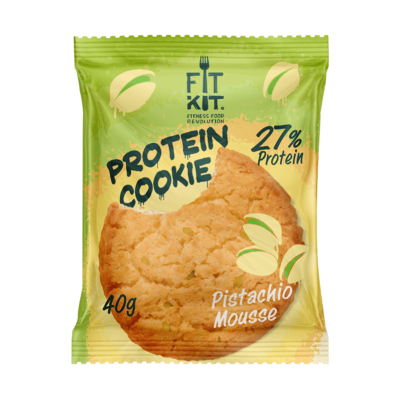 Protein Cookie, Фисташковый мусс, 40 грамм, FIT KIT