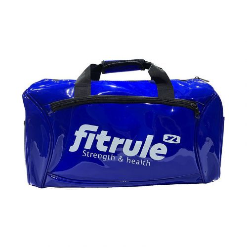 Сумка спортивная, синий глянец, FitRule