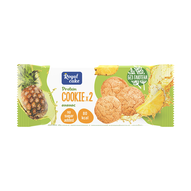Cookies, Ананас, 50 г, ProteinRex