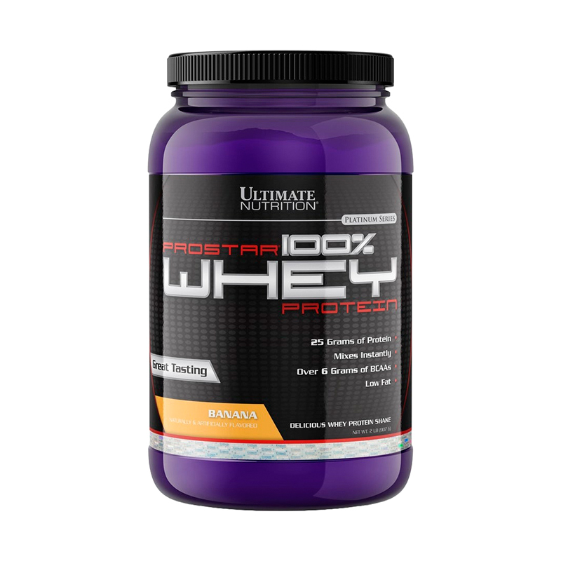 Prostar 100% Whey Protein, Банан, 907 г, Ultimate Nutrition