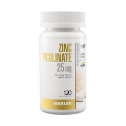 Zinc Picolinate 25 mg, 120 капсул, Maxler