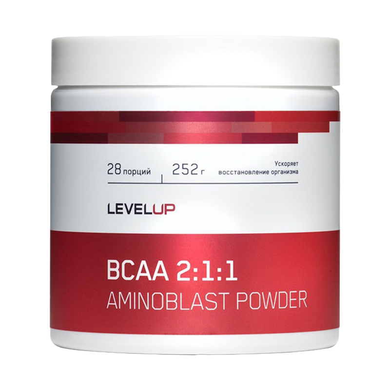 Aminoblast BCAA 2:1:1 Powder, Фруктовый пунш, 252 г, LevelUp