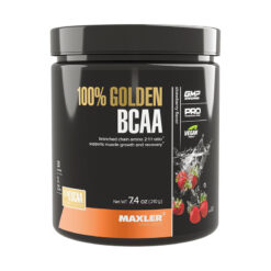 100% Golden BCAA, Клубника, 210 г, Maxler