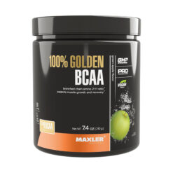 100% Golden BCAA, Зелёное яблоко, 210 г, Maxler
