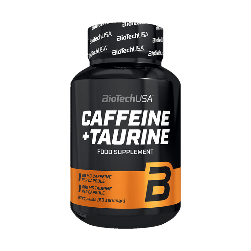 Caffeine + Taurine, 60 капсул, BioTechUSA