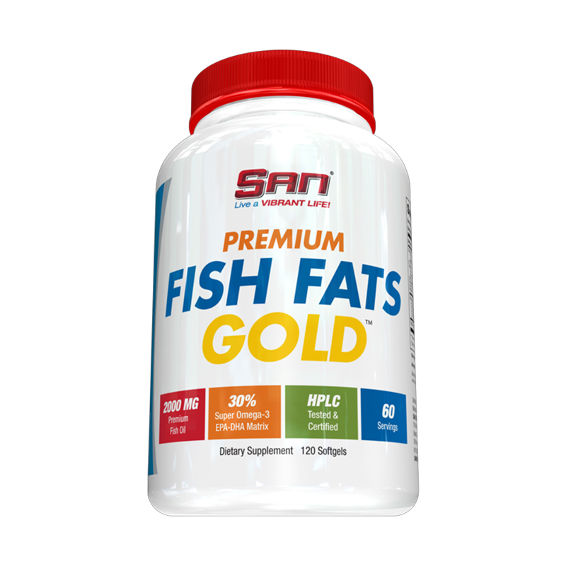 Premium Fish Fats Gold, 120 капсул, SAN