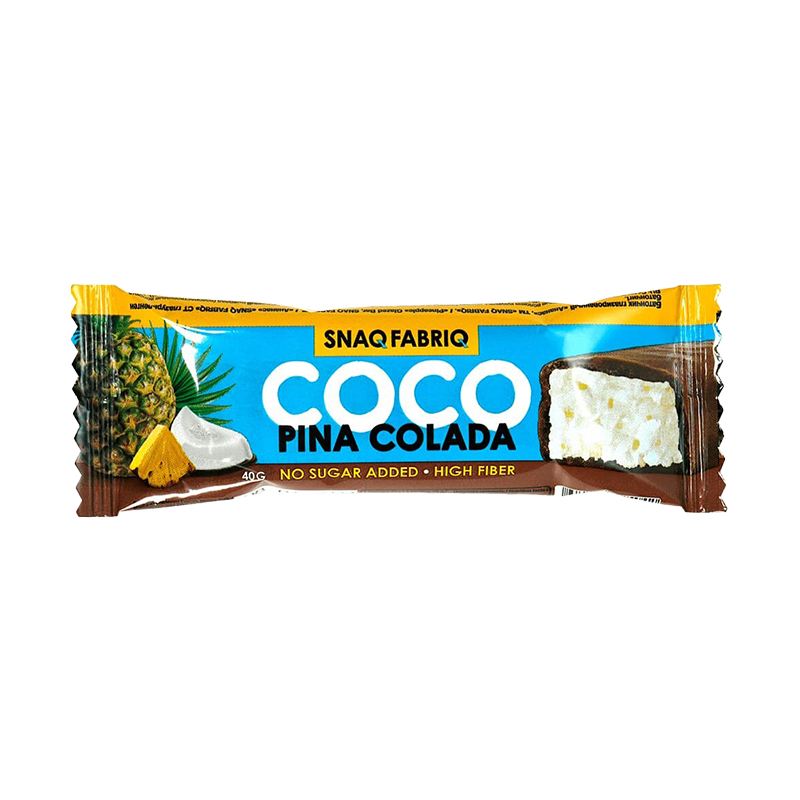 Батончик Coco в шоколаде, Ананас, 40 грамм, Snaq Fabriq