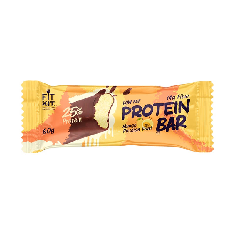 Pronein Bar, Манго-маракуйя, 60 грамм, FIT KIT
