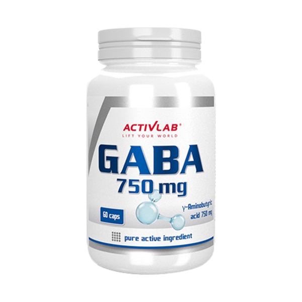 GABA, 60 капсул, ActivLab