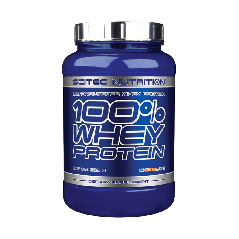 100% Whey Protein, Шоколад, 920 г, Scitec Nutrition