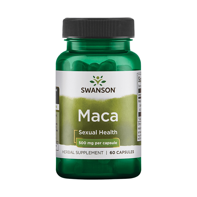 Maca 500 mg, 60 капсул, Swanson