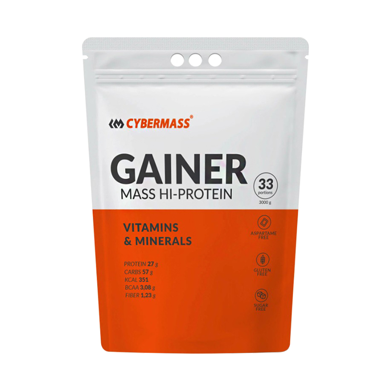 Cybermass Gainer Клубника 3000 г