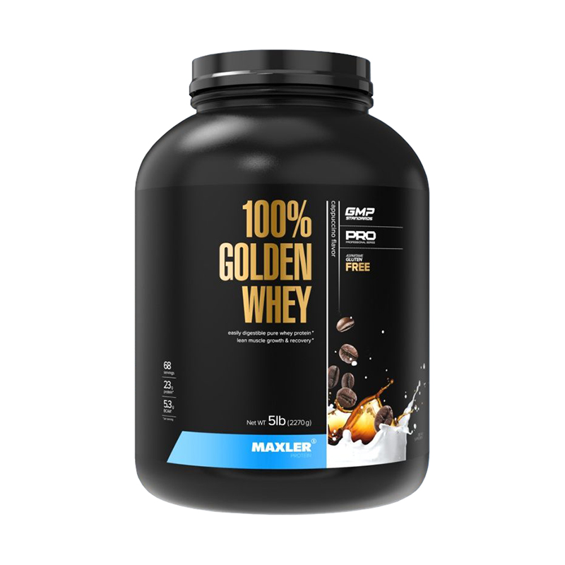 100% Golden Whey, Капучино, 2270 г, Maxler