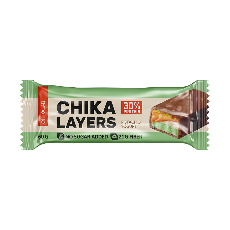 Батончик Chika Layers, Фисташковый йогурт, 60 г, Chikalab