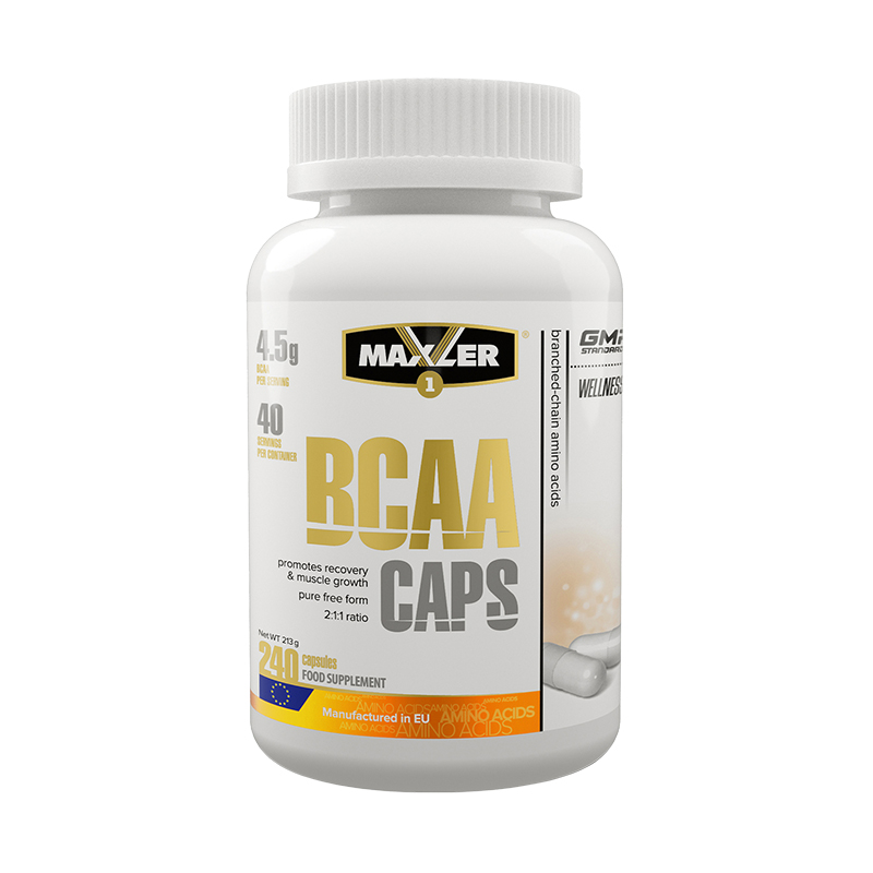 BCAA Caps, 240 капсул, Maxler