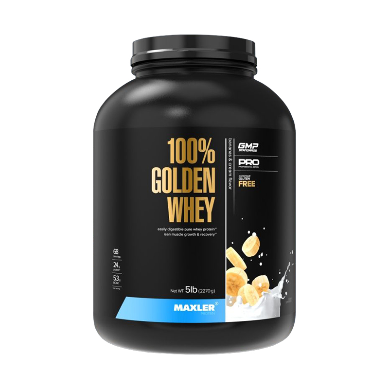 100% Golden Whey от Maxler, 2270 г, Банан - купить в Луганске