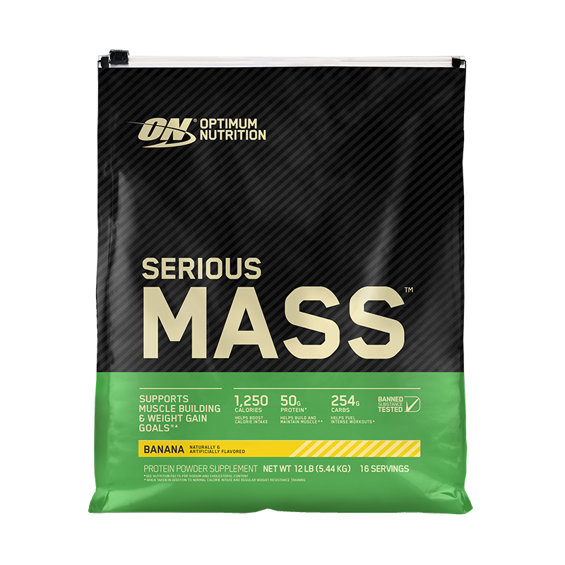 Serious Mass, Банан, 5448 г, Optimum Nutrition