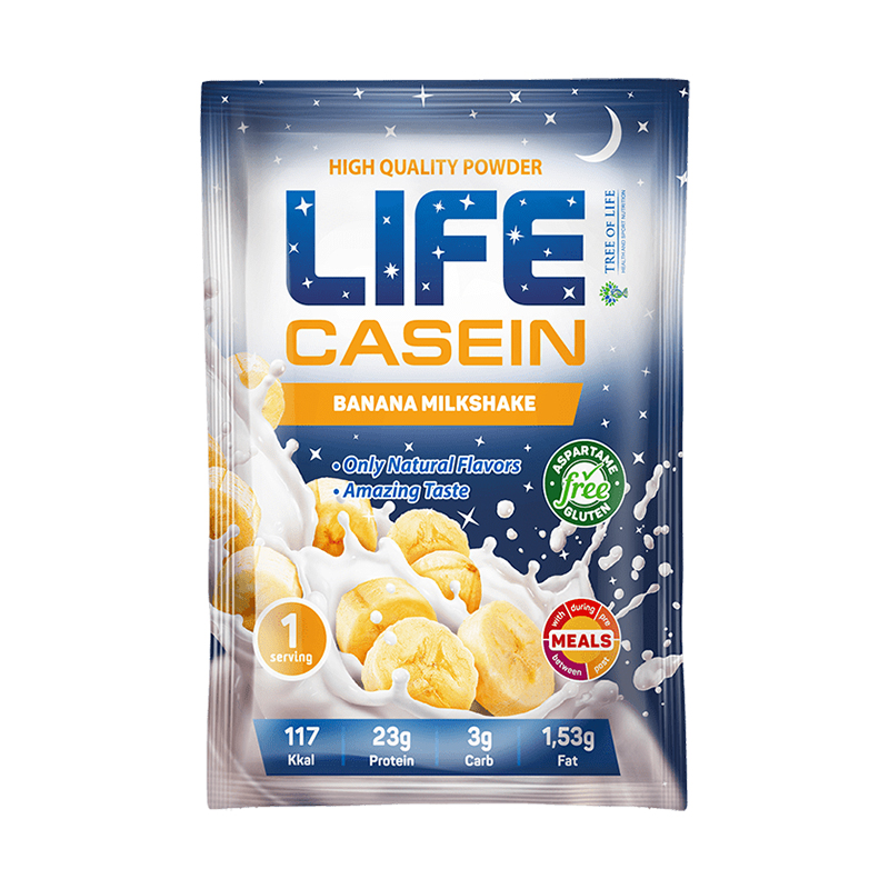Life Casein, Банан, 30 г, Tree of Life