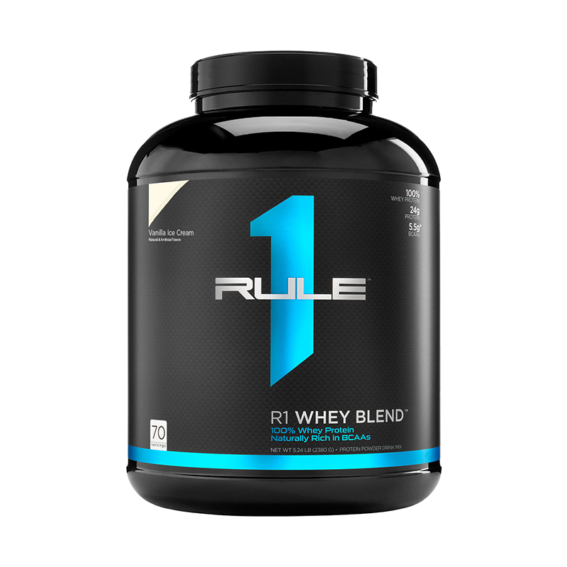 R1 Whey Blend, Ванильное мороженое, 2240 г, Rule 1 Proteins