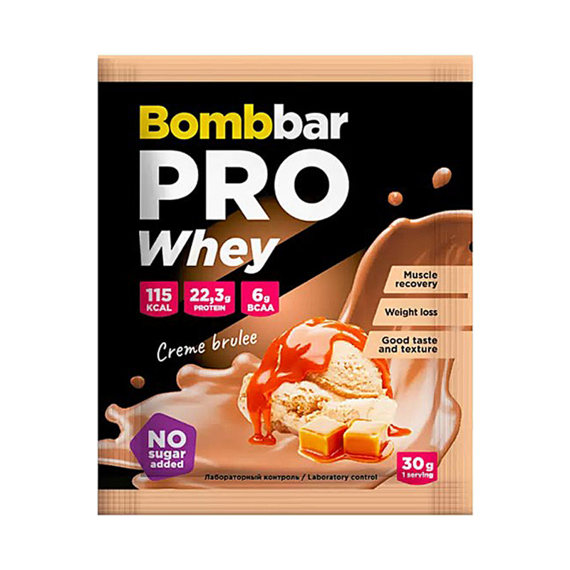 Bombbar PRO Whey Крем-брюле 30 г