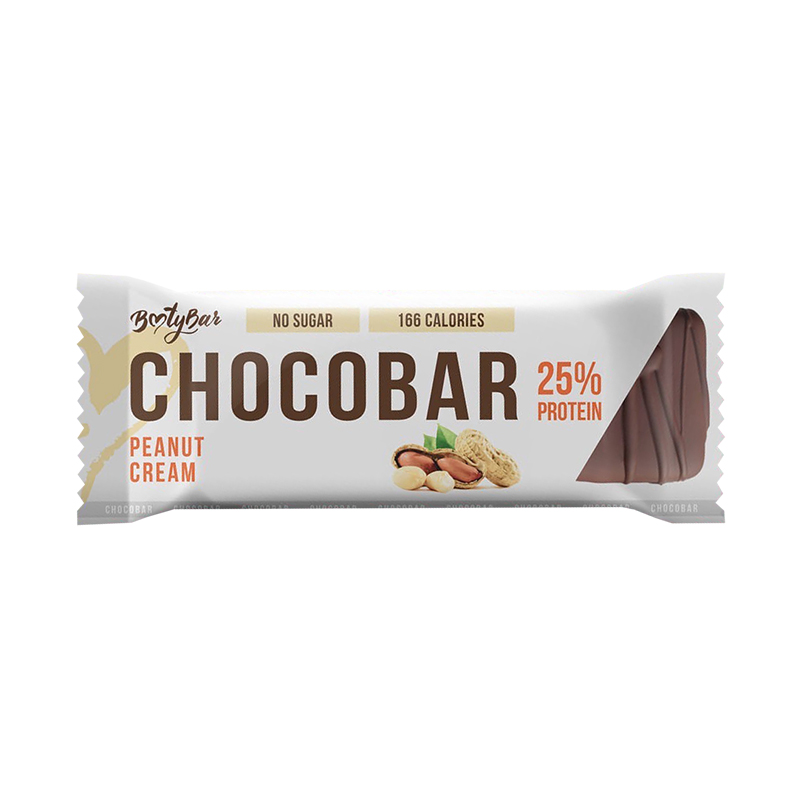 Chocobar, Арахисовый крем, 40 г, BootyBar