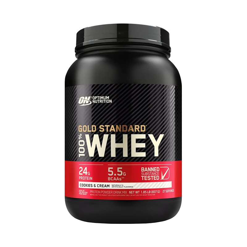 Gold Standard 100% Whey, Кремовое печенье, 871 г, Optimum Nutrition