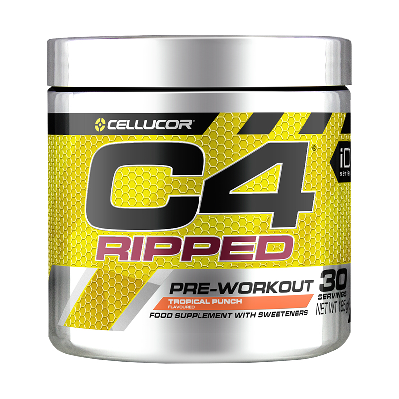 C4 Ripped, Тропический пунш, 165 г, Cellucor