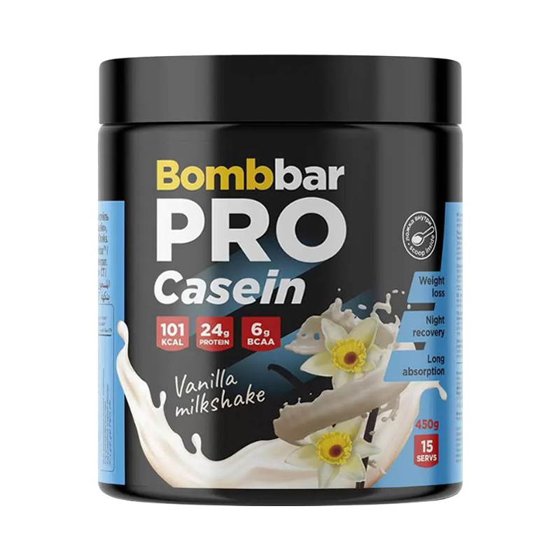 Bombbar PRO Casein Ванильный милкшейк 450 г