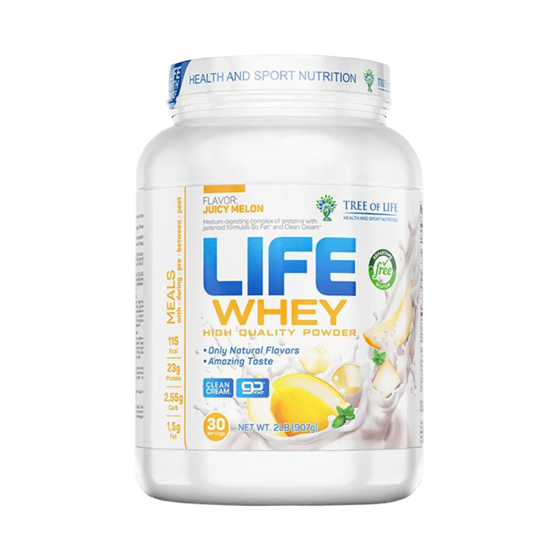Life Whey, Сочная дыня, 908 г, Tree of Life