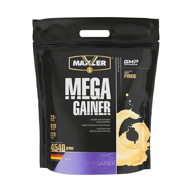Mega Gainer, Ваниль, 4540 г, Maxler