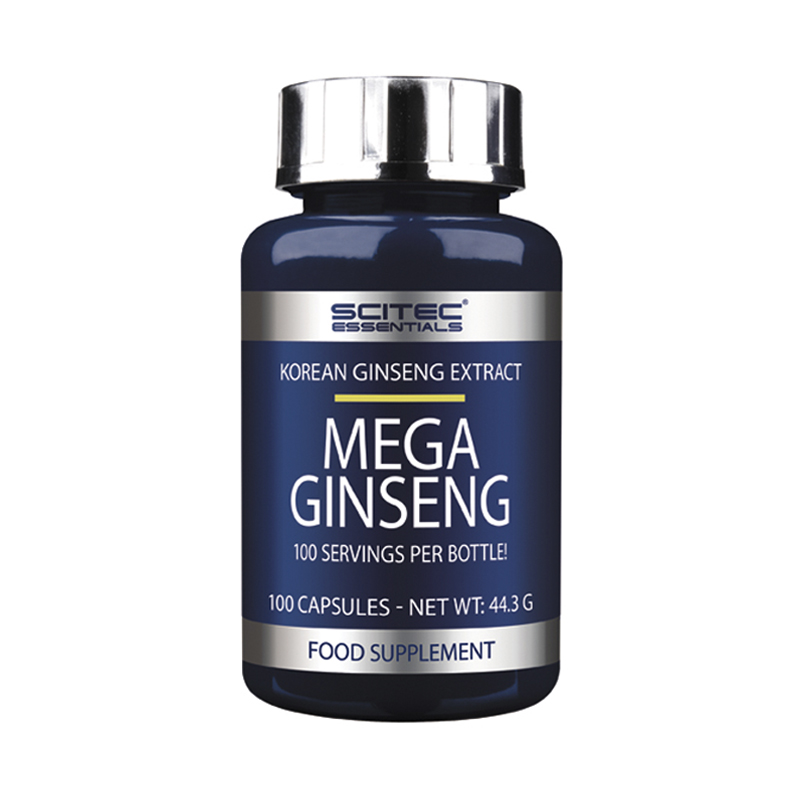 Mega Ginseng, 100 капсул, Scitec Nutrition