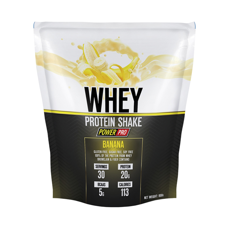 Whey Shake, Банан, 900 г, Power Pro