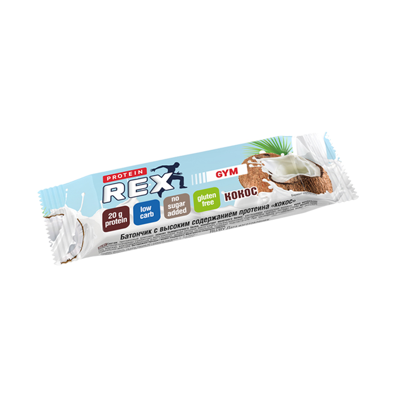 33% Gym, Кокос, 60 г, ProteinRex