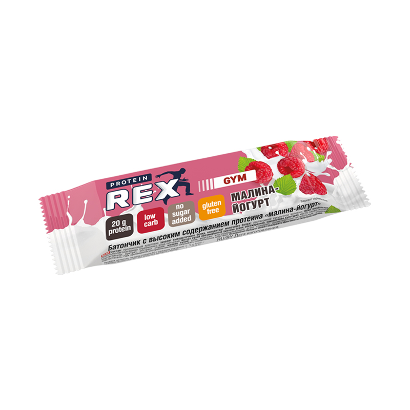 33% Gym, Малина-йогурт, 60 г, ProteinRex