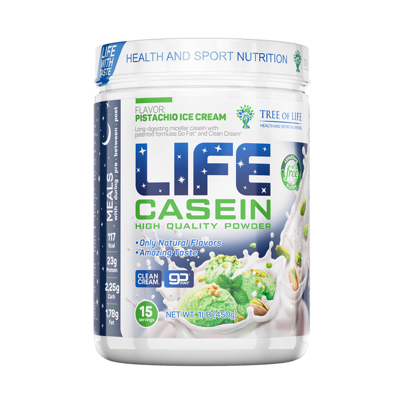 Life Casein Фисташковое мороженое 454 г Tree of Life