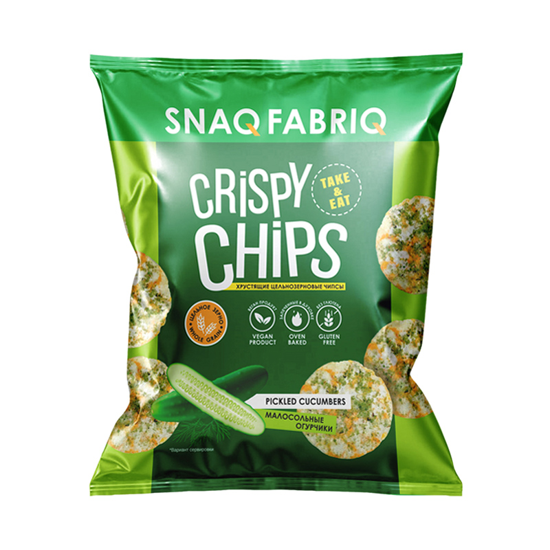 Snaq Fabriq Crispy Chips Малосольные огурчики 50 г