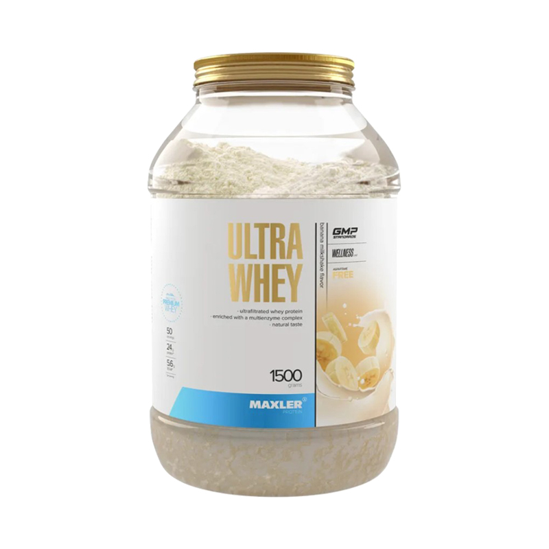 Ultra Whey Банан 1500 г Maxler