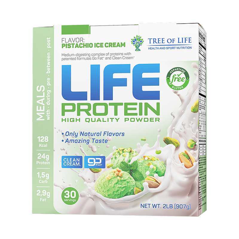 Tree of Life LIFE Protein Фисташковое мороженое 907 г