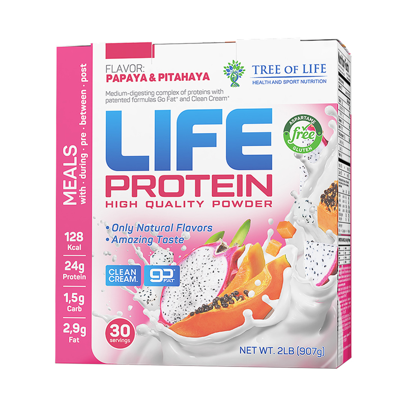 Tree of Life LIFE Protein Папайя-питахайя 907 г
