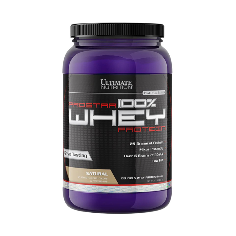 Ultimate Nutrition Prostar 100% Whey Protein Натуральный 907 г