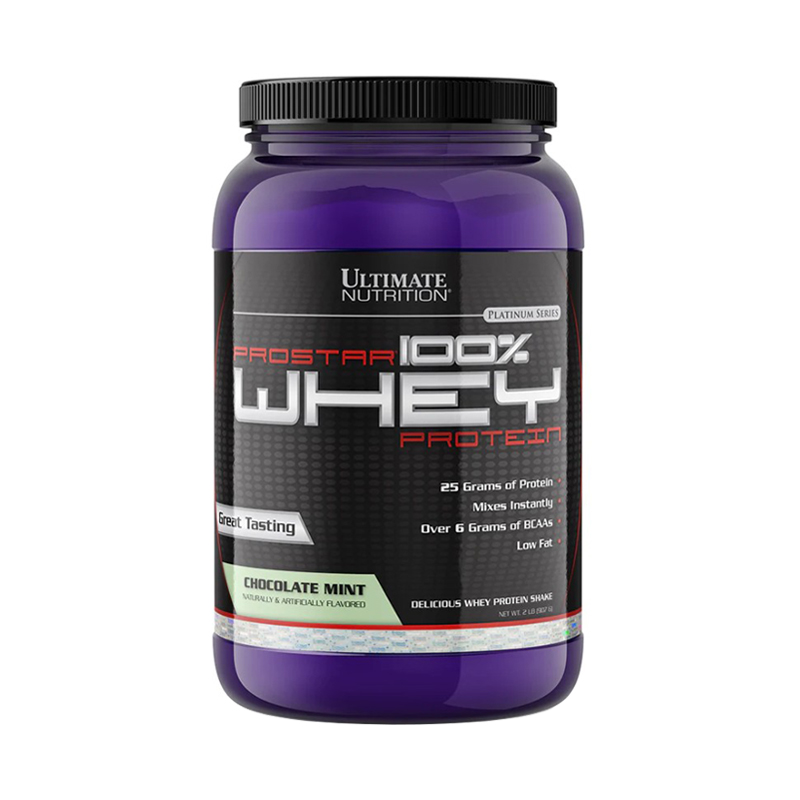 Ultimate Nutrition Prostar 100% Whey Protein Шоколад с ментолом 907 г