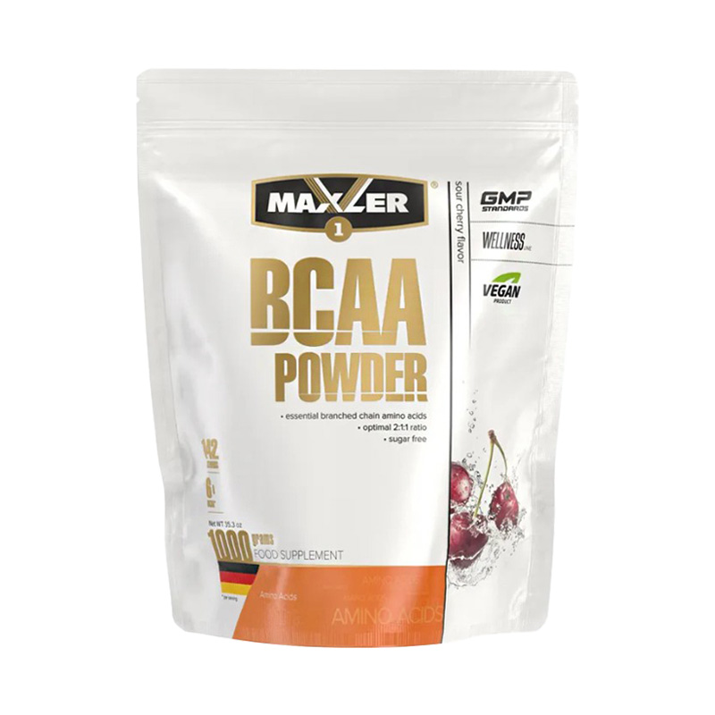 Maxler BCAA Powder (EU) Кислая вишня 1000 г