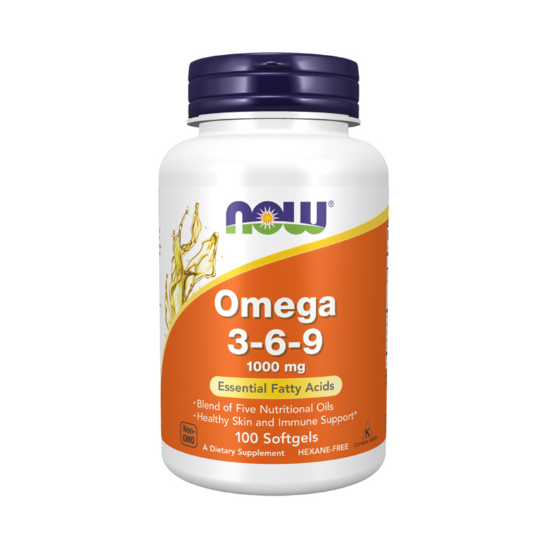 NOW Omega 3-6-9 100 капсул